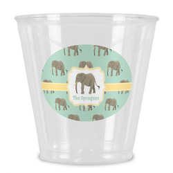 Elephant Plastic Shot Glass (Personalized)