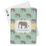 Elephant Playing Cards (Personalized)
