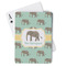 Elephant Playing Cards - Front View