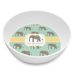 Elephant Melamine Bowl - 8 oz (Personalized)