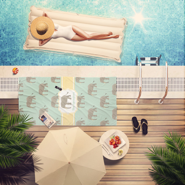 Elephant Pool Towel Lifestyle