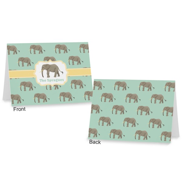 Elephant Postcard - Front and Back