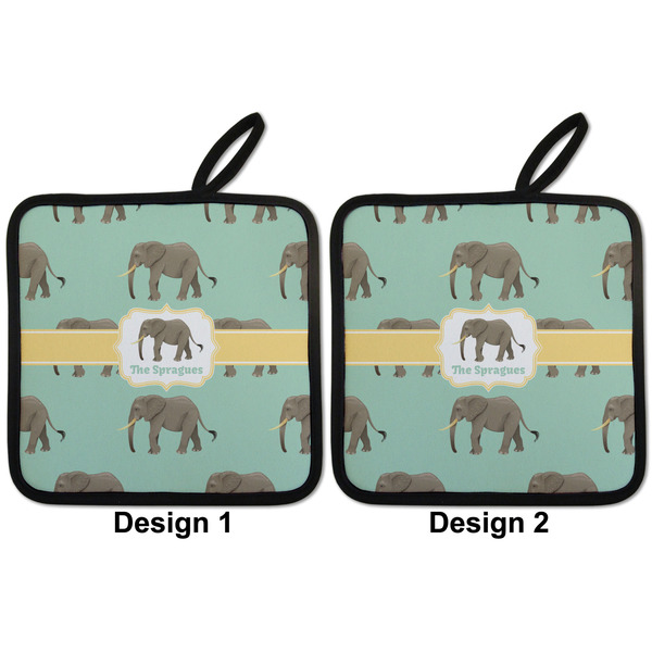 Elephant Pot Holders - Set of 2 APPROVAL
