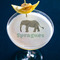 Elephant Printed Drink Topper - XLarge - In Context