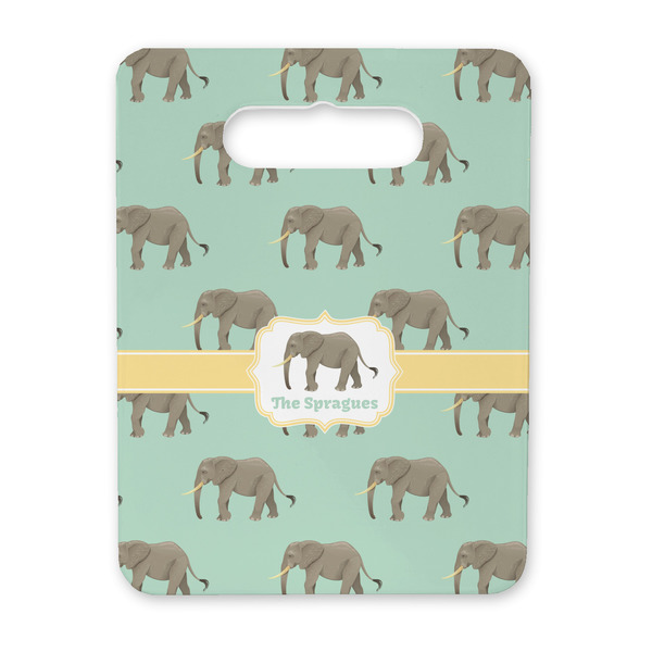 Custom Elephant Rectangular Trivet with Handle (Personalized)