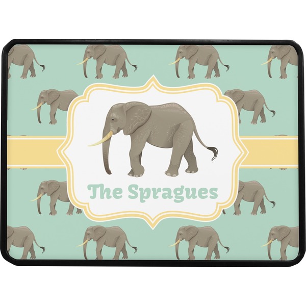 Elephant Rectangular Car Hitch Cover w/ FRP Insert (Select Size)