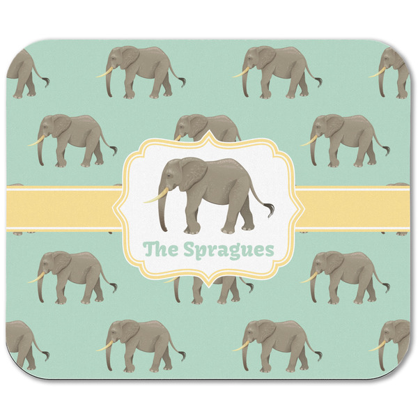 Elephant Rectangular Mouse Pad - APPROVAL
