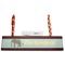 Elephant Red Mahogany Nameplates with Business Card Holder - Straight