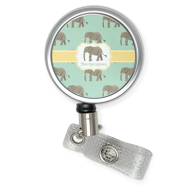 Custom Elephant Retractable Badge Reel (Personalized)