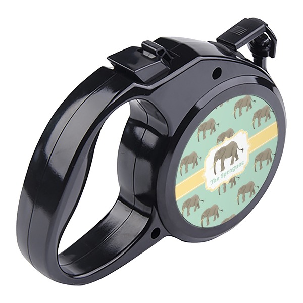 Elephant Retractable Dog Leash - Angle