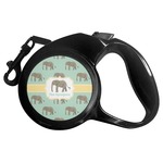 Elephant Retractable Dog Leash - Large (Personalized)