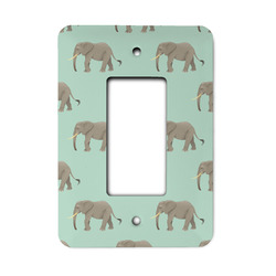 Elephant Rocker Style Light Switch Cover (Personalized)