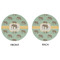 Elephant Round Linen Placemats - APPROVAL (double sided)