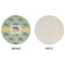 Elephant Round Linen Placemats - APPROVAL (single sided)
