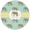 Elephant Round Mousepad - APPROVAL
