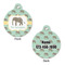 Elephant Round Pet ID Tag - Large - Approval