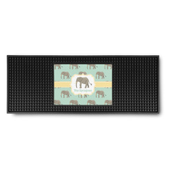 Elephant Rubber Bar Mat (Personalized)