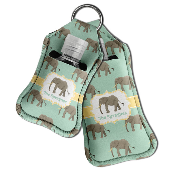 Elephant Sanitizer Holder Keychain - Both in Case (PARENT)