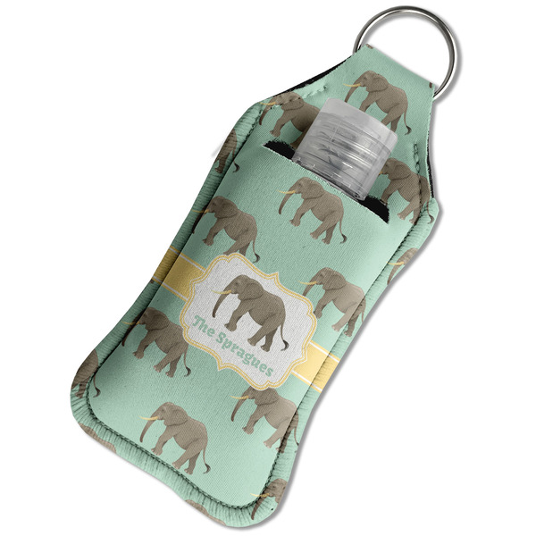 Elephant Sanitizer Holder Keychain - Large in Case