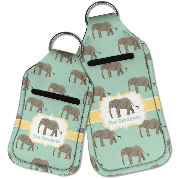 Elephant Sanitizer Holder Keychain - Parent Main