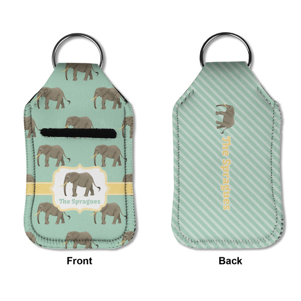 Elephant Sanitizer Holder Keychain - Small APPROVAL (Flat)