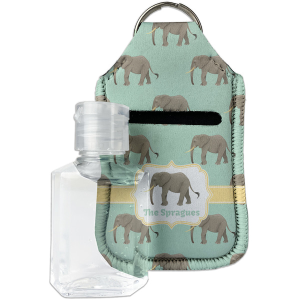 Custom Elephant Hand Sanitizer & Keychain Holder (Personalized)