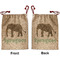 Elephant Santa Bag - Front and Back