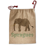 Elephant Santa Sack - Front (Personalized)