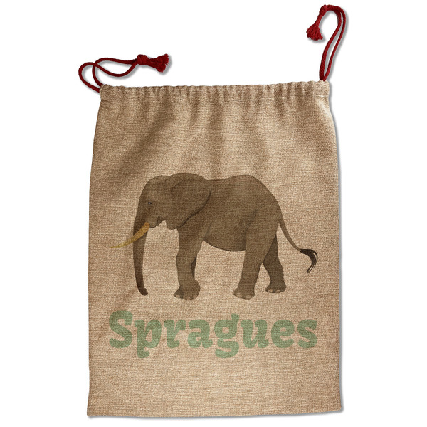 Elephant Santa Bag - Front