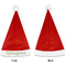 Elephant Santa Hats - Front and Back (Single Print) APPROVAL