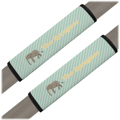 Custom Elephant Seat Belt Covers (Set of 2) (Personalized)
