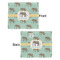 Elephant Security Blanket - Front & Back View