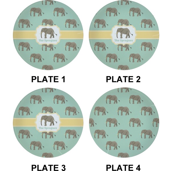Elephant Set of Appetizer / Dessert Plates (Approval)