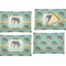 Elephant Set of Rectangular Appetizer / Dessert Plates