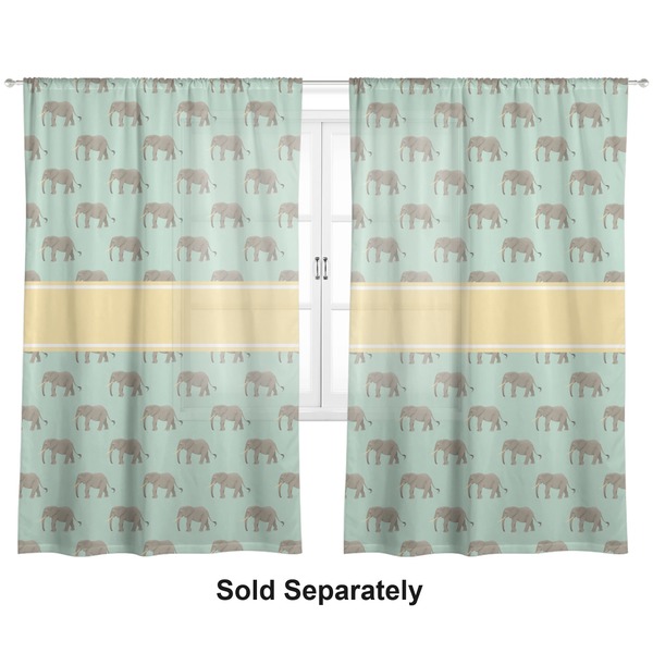 Elephant Sheer Curtains
