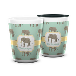 Elephant Ceramic Shot Glass - 1.5 oz (Personalized)