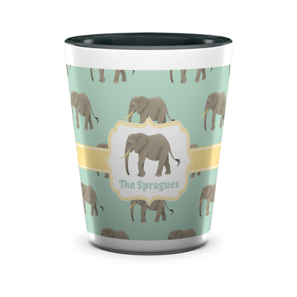 Elephant Shot Glass - Two Tone - FRONT