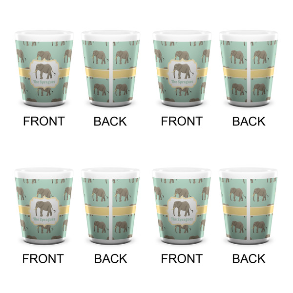 Elephant Shot Glass - White - Set of 4 - APPROVAL