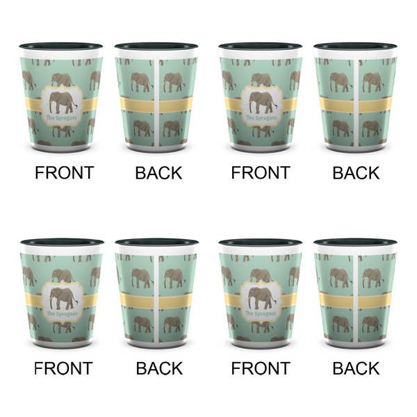 Elephant Shot Glassess - Two Tone - Set of 4 - APPROVAL