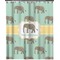 Elephant Extra Long Shower Curtain - 70"x84" (Personalized)