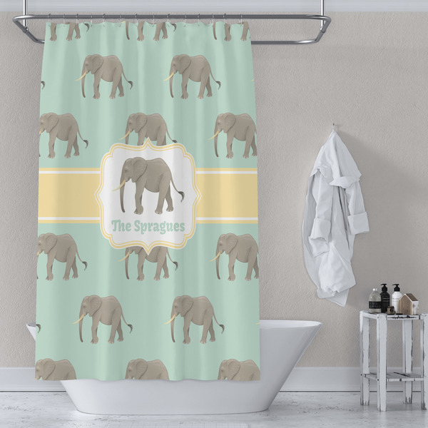 Elephant Shower Curtain Lifestyle