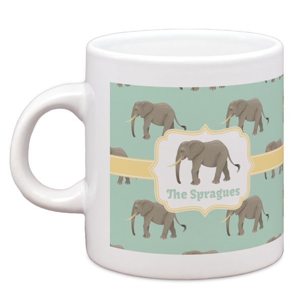 Custom Elephant Espresso Cup (Personalized)