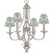 Elephant Small Chandelier Shade - LIFESTYLE (on chandelier)