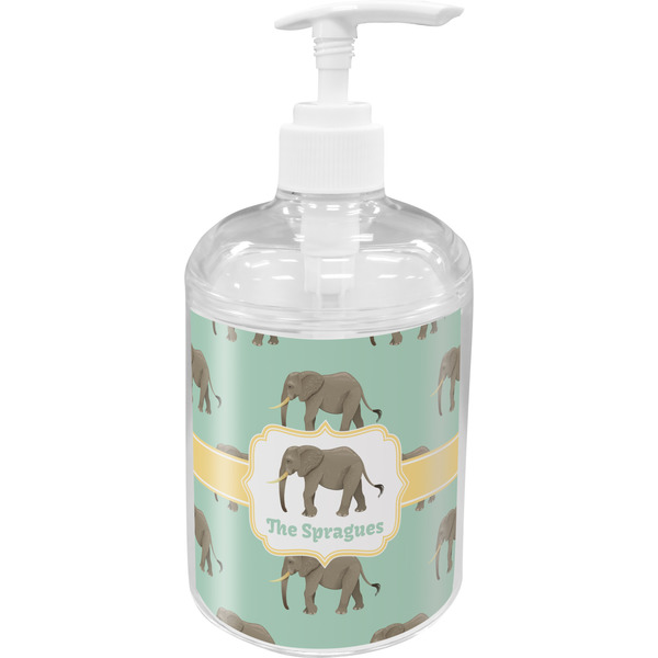 Custom Elephant Acrylic Soap & Lotion Bottle (Personalized)