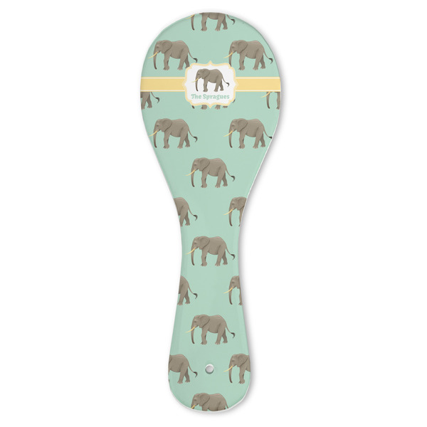 Custom Elephant Ceramic Spoon Rest (Personalized)