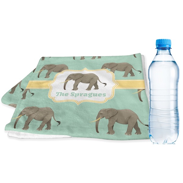 Custom Elephant Sports & Fitness Towel (Personalized)