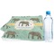 Elephant Sports Towel Folded with Water Bottle