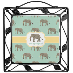 Elephant Square Trivet (Personalized)