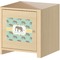 Elephant Square Wall Decal on Wooden Cabinet