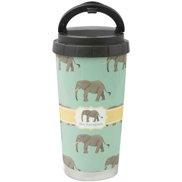 Custom Elephant Stainless Steel Coffee Tumbler (Personalized)